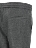 Brunello Cucinelli Gray Virgin Wool Casual Pants