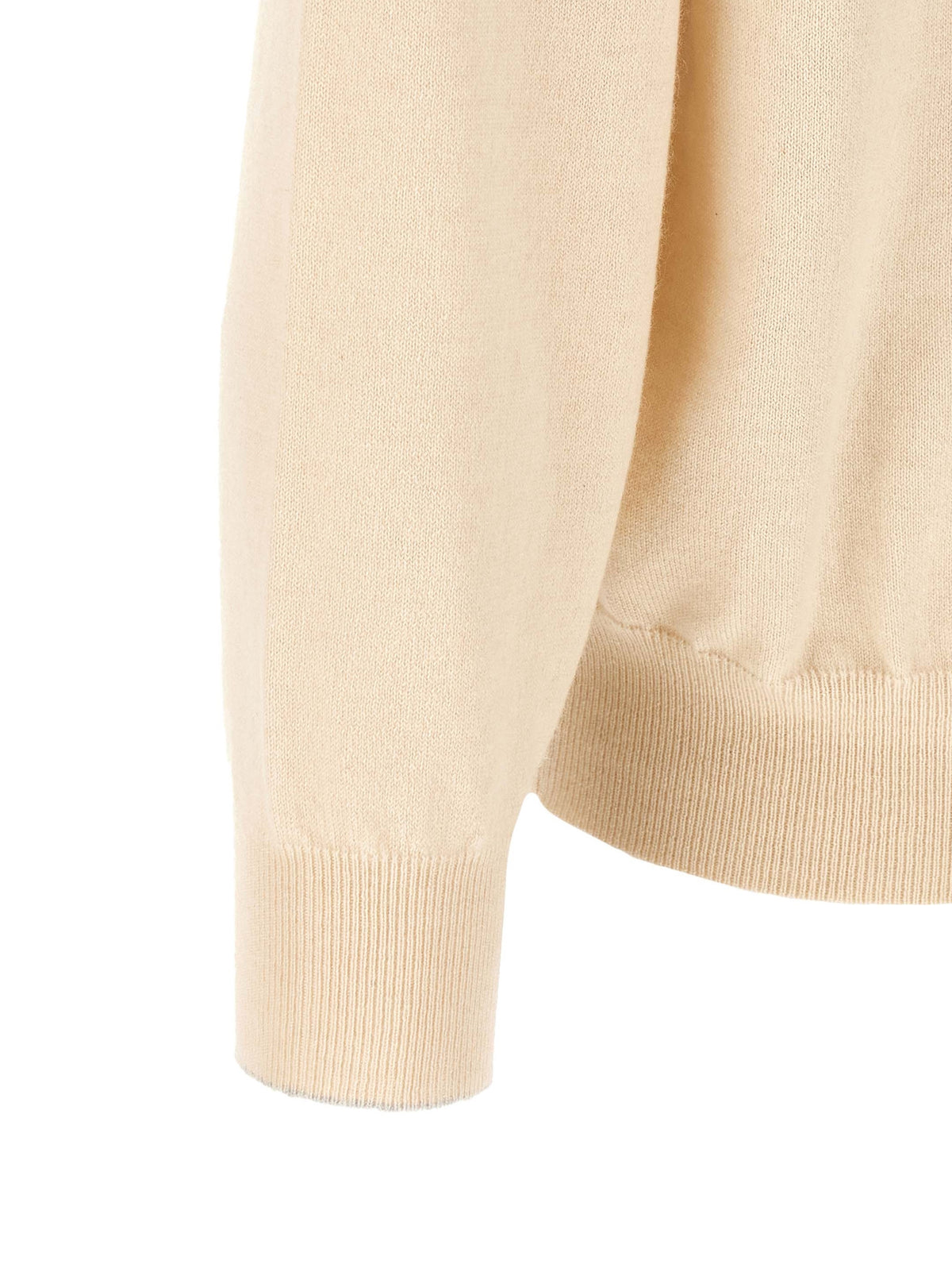 Brunello Cucinelli White Cashmere Cardigan
