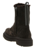 Brunello Cucinelli Brown Calfskin Lace-Up Boots