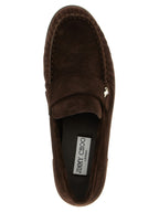 Jimmy Choo Brown Leather Slip-On Loafers
