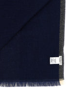 Brunello Cucinelli Blue Wool Scarf