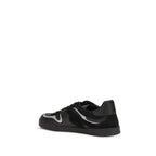 Dolce & Gabbana Black Calf Leather Bos Taurus Sneakers