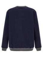 Brunello Cucinelli Blue Cotton Sweatshirt