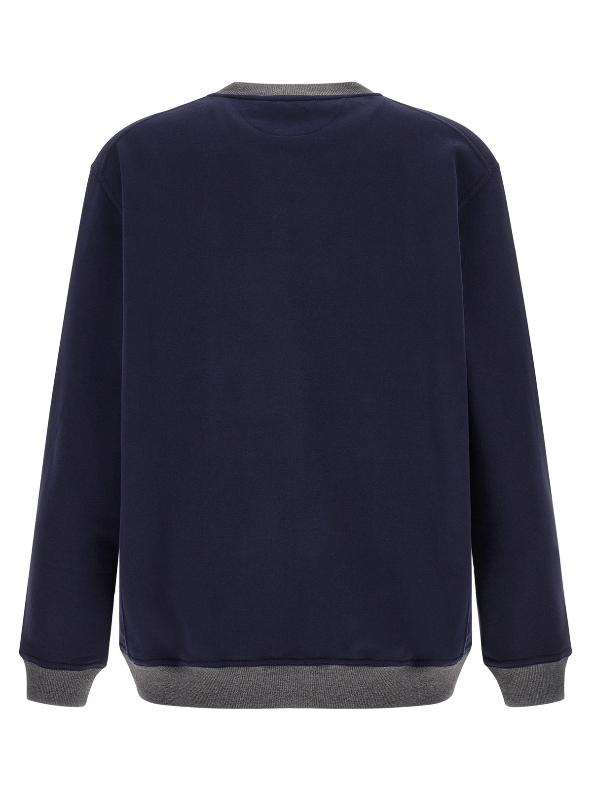 Brunello Cucinelli Blue Cotton Sweatshirt