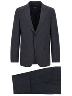 Hugo Boss Blue Polyester Two-Piece Suit