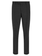Hugo Boss Gray Virgin Wool Two-Piece Suit