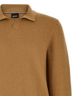 Hugo Boss Brown Cotton Polo Shirt