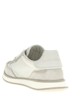 Dolce & Gabbana Gray Calfskin Low Top Sneakers