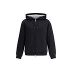 Brunello Cucinelli Black Cotton Sweatshirt