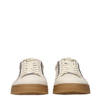 Jimmy Choo Beige Leather Sneakers