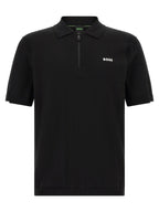 Hugo Boss Black Cotton Polo Shirt