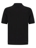 Hugo Boss Black Cotton Polo Shirt