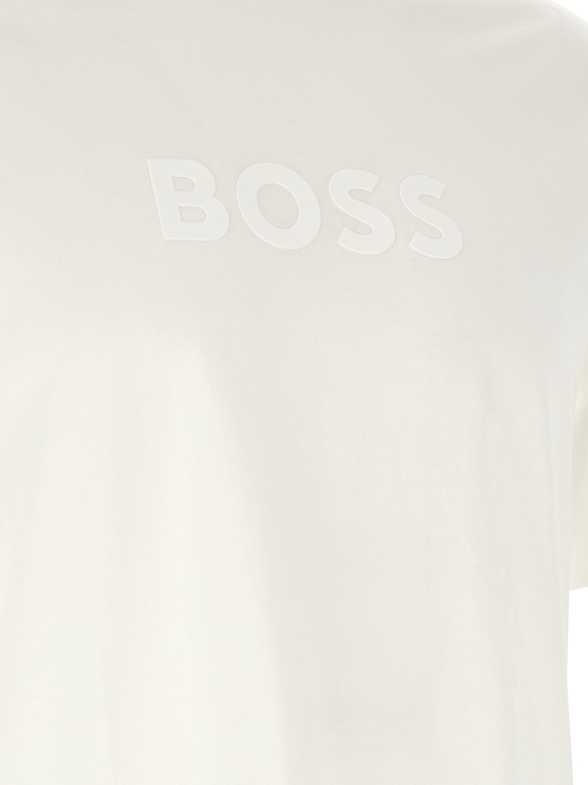 Hugo Boss White Cotton T-Shirt
