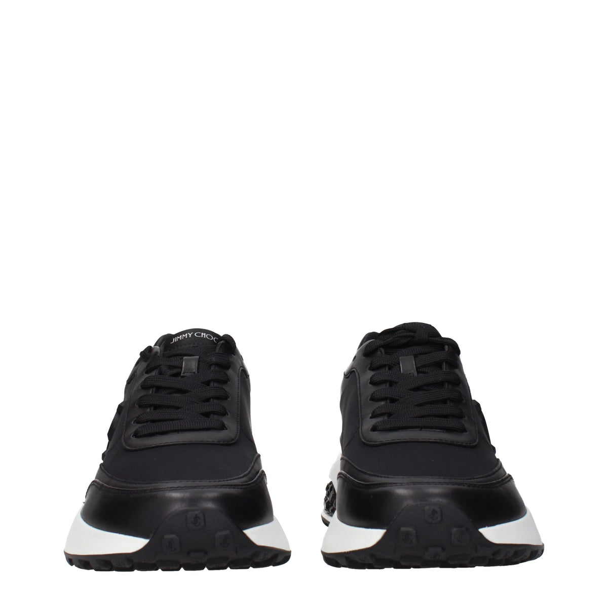 Jimmy Choo Black Fabric Athletic Sneakers