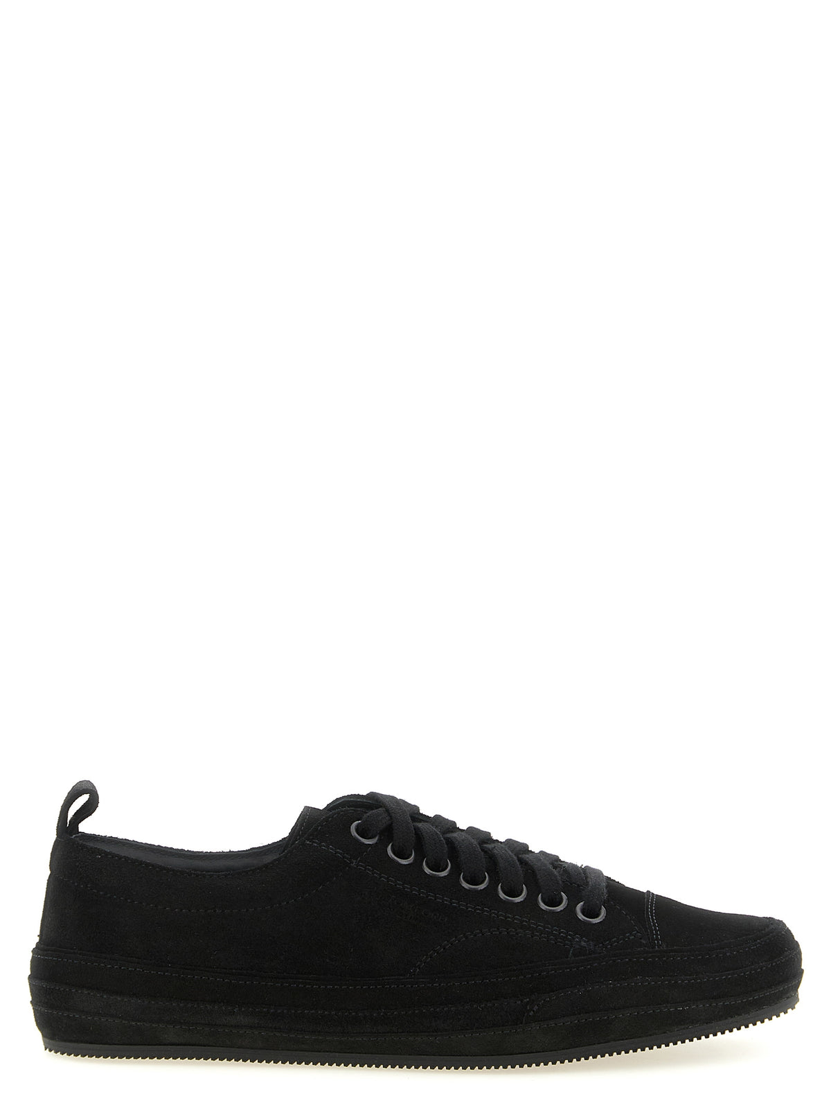 Tom Ford Black Leather Low Top Sneakers