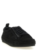 Tom Ford Black Leather Low Top Sneakers