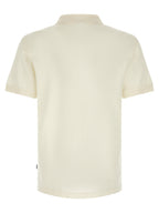 Hugo Boss White Cotton Polo Shirt