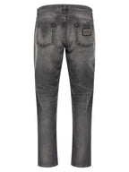 Dolce & Gabbana Gray Cotton Jeans Denim