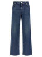 Dolce & Gabbana Blue Cotton Relaxed Fit Jeans