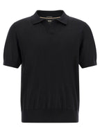 Hugo Boss Black Virgin Wool Polo Shirt