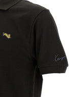 Kenzo Black Cotton Polo Shirt