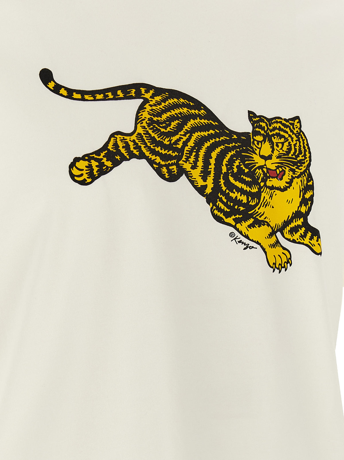 Kenzo White Cotton T-Shirt