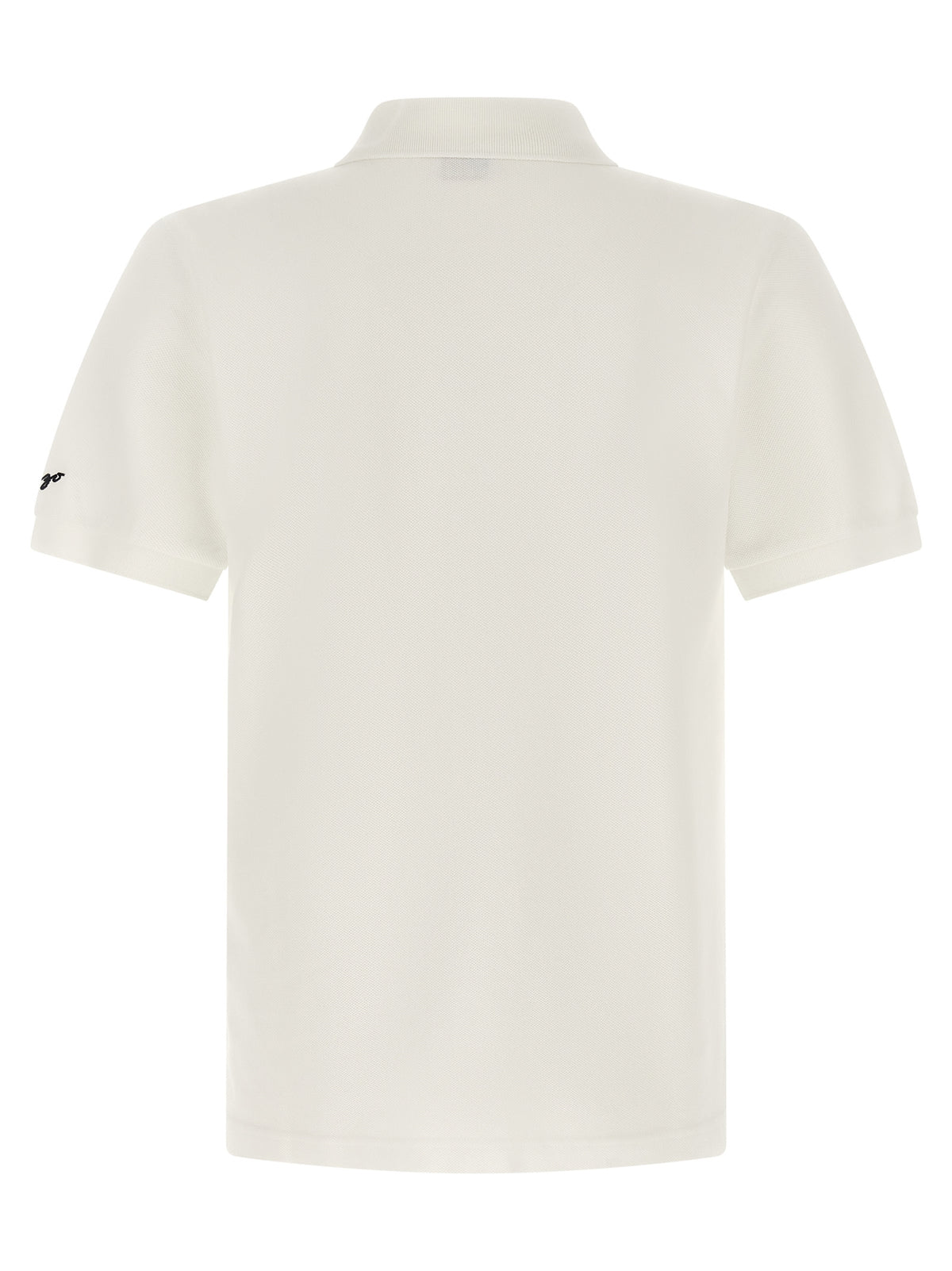 Kenzo White Cotton Polo Shirt