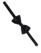 Dolce & Gabbana Men Dark Blue 100% Silk Adjustable Neck Papillon Bow Tie