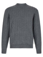 Hugo Boss Gray Cotton Cardigan