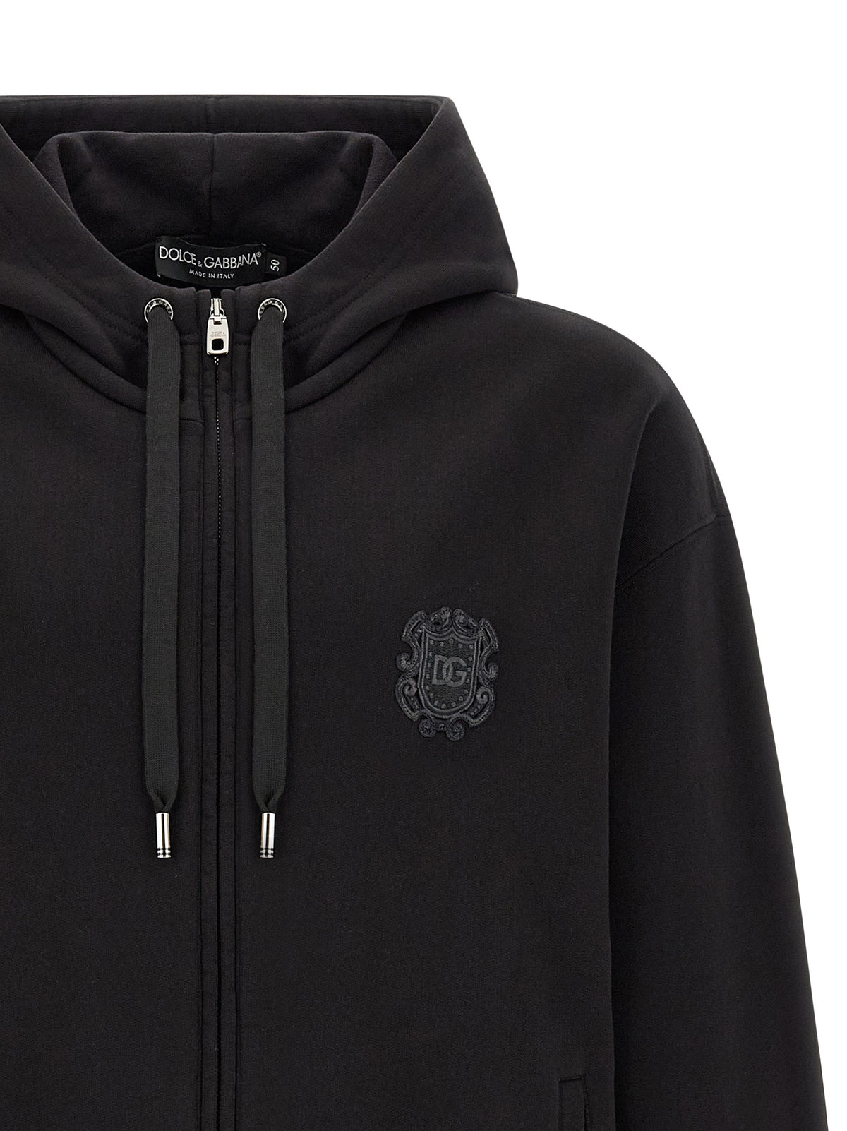 Dolce & Gabbana Black Cotton Sweatshirt