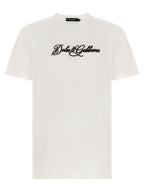 Dolce & Gabbana White Cotton T-Shirt