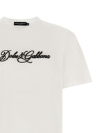 Dolce & Gabbana White Cotton T-Shirt