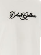 Dolce & Gabbana White Cotton T-Shirt