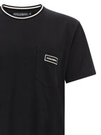 Dolce & Gabbana Black Cotton T-Shirt