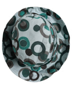 Dolce & Gabbana Teal Cotton Big Polka Dot Pattern Bucket Hat