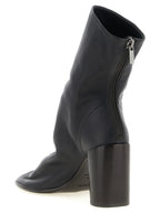 Lemaire Brown Lamb Leather Ankle Boots