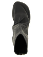 Lemaire Brown Lamb Leather Ankle Boots
