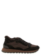 Brunello Cucinelli Black Calfskin Athletic Sneakers
