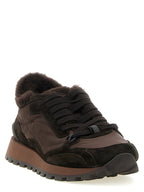 Brunello Cucinelli Black Calfskin Athletic Sneakers