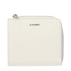 Jil Sander White Leather Wallet