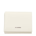Jil Sander Beige Leather Wallet