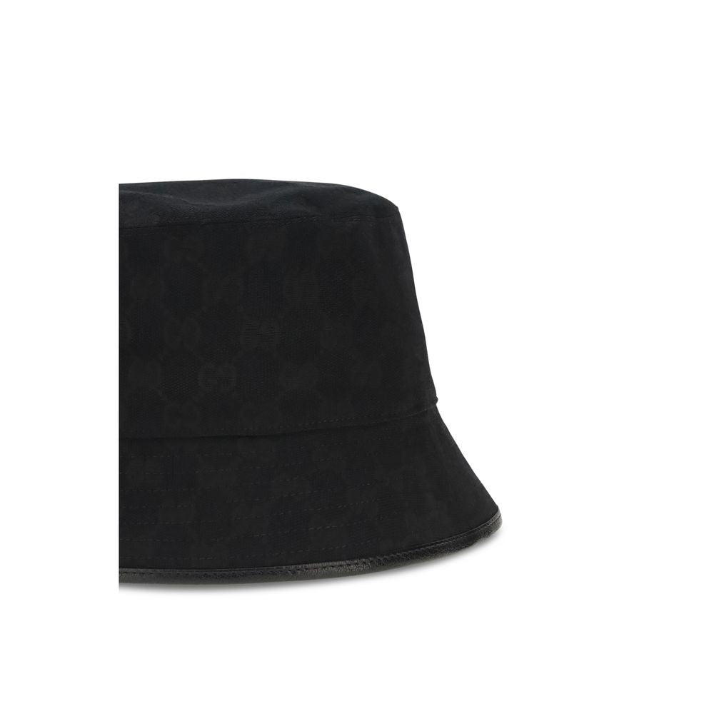 Gucci Black Fabric Bucket Hat