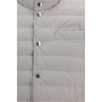Brunello Cucinelli White Polyester Coat