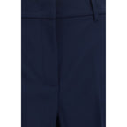 Max Mara Blue Wool Oves Aries Casual Pants
