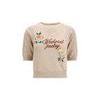 Max Mara Beige Cotton Sweatshirt
