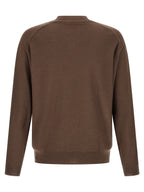 Lemaire Brown Wool Cardigan