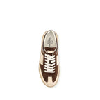 Valentino Garavani Brown Suede Leather Low Top Sneakers