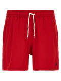 Polo Ralph Lauren Red Polyester Swim Shorts