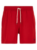 Polo Ralph Lauren Red Polyester Swim Shorts