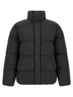 Saint Laurent Black Polyester Full-Length Jacket